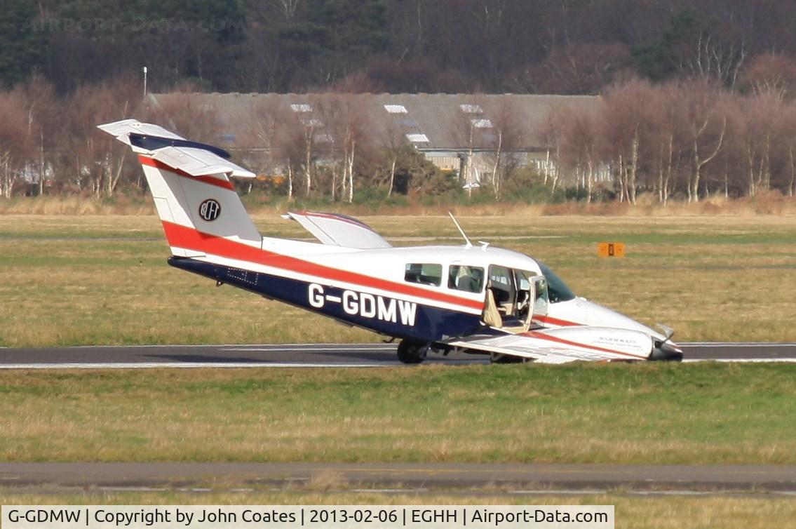 G-GDMW, 1980 Beech 76 Duchess C/N ME-316, Undercart collapse during takeoff