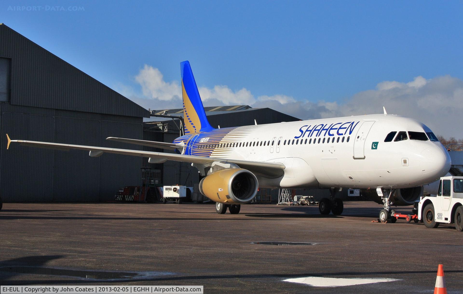 EI-EUL, 2003 Airbus A320-232 C/N 2027, Just painted in Shaheen colours.