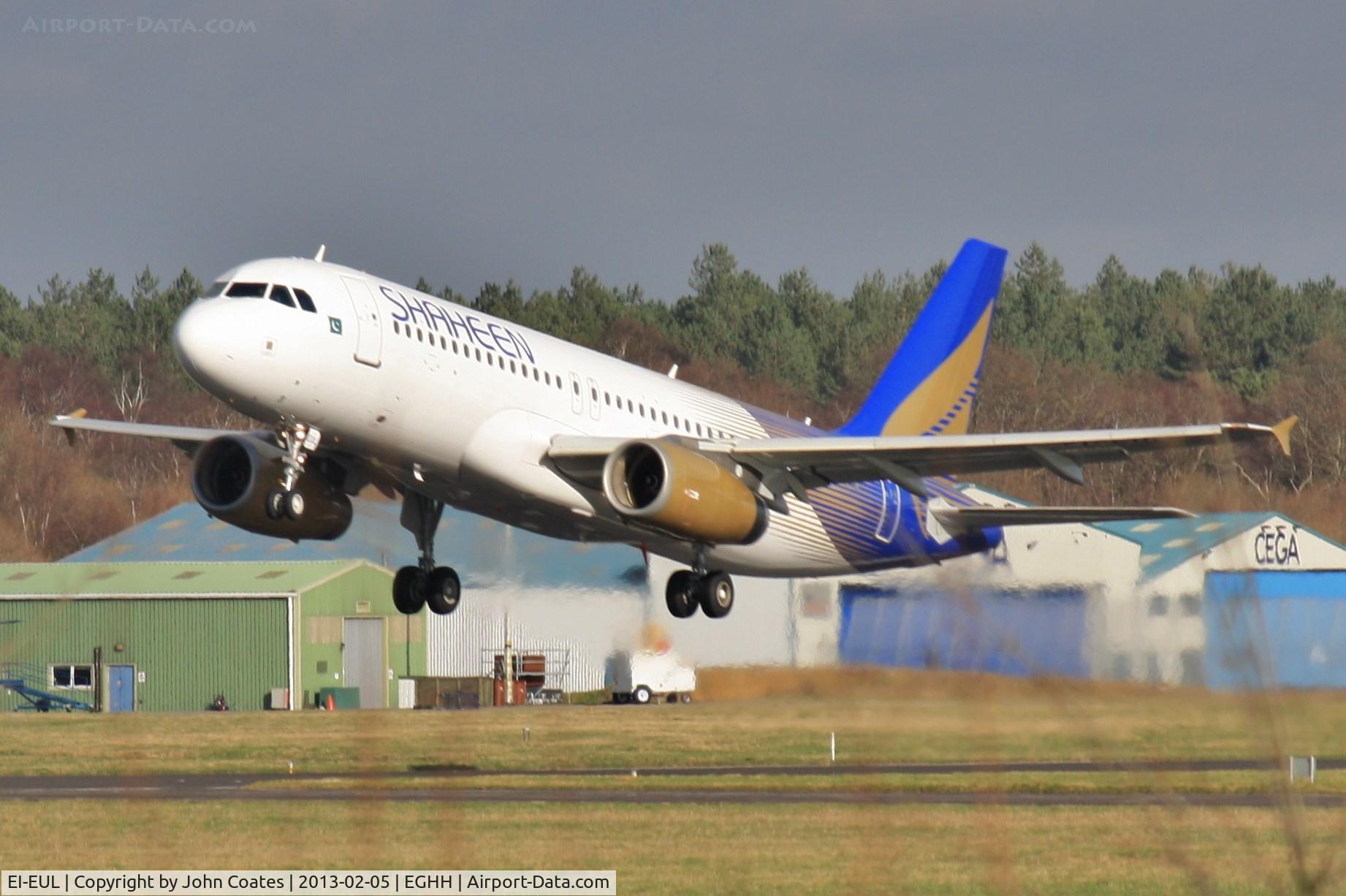 EI-EUL, 2003 Airbus A320-232 C/N 2027, Returning to Dublin after paint into Shaheen livery prior delivery
