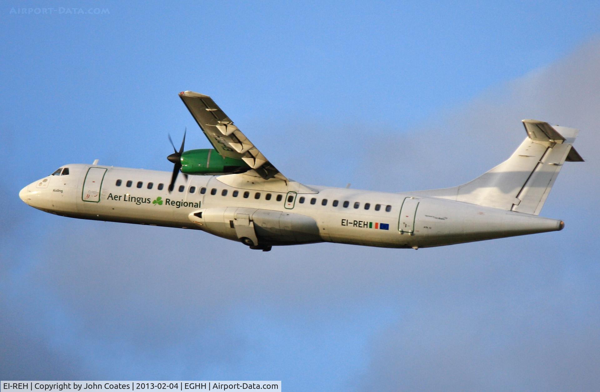 EI-REH, 1991 ATR 72-202 C/N 260, Returning to Dublin