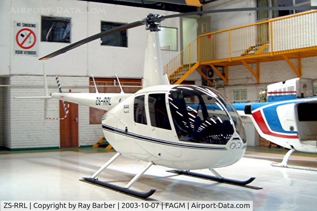 ZS-RRL, 2003 Robinson R44 C/N 10163, Robinson R-44 Raven II [10163] Rand~ZS 07/10/2003