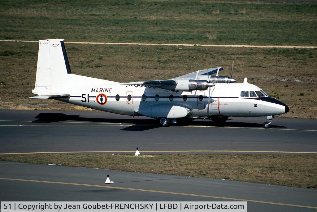 51, 1969 Aerospatiale N-262A-34 Fregate C/N 51, FRENCH NAVY 51
