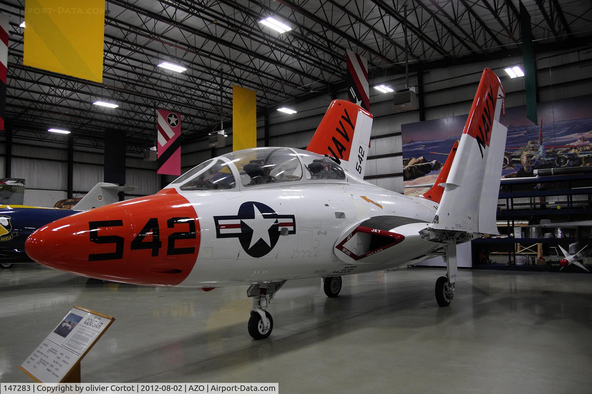 147283, Grumman TF-9J Cougar C/N 147283, Air Zoo collection
