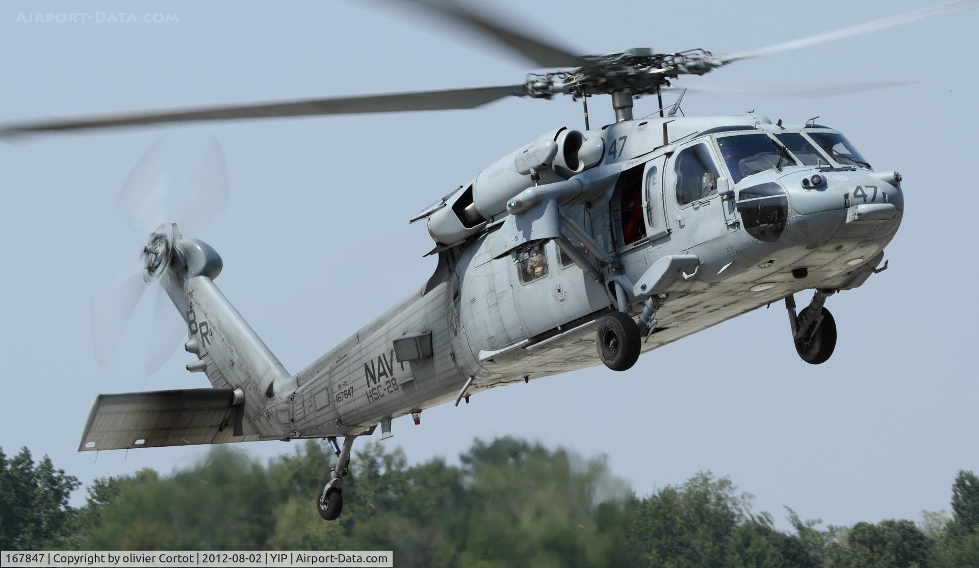 167847, Sikorsky MH-60S Knighthawk C/N 70-3230, Landing at thunder over michigan airshow