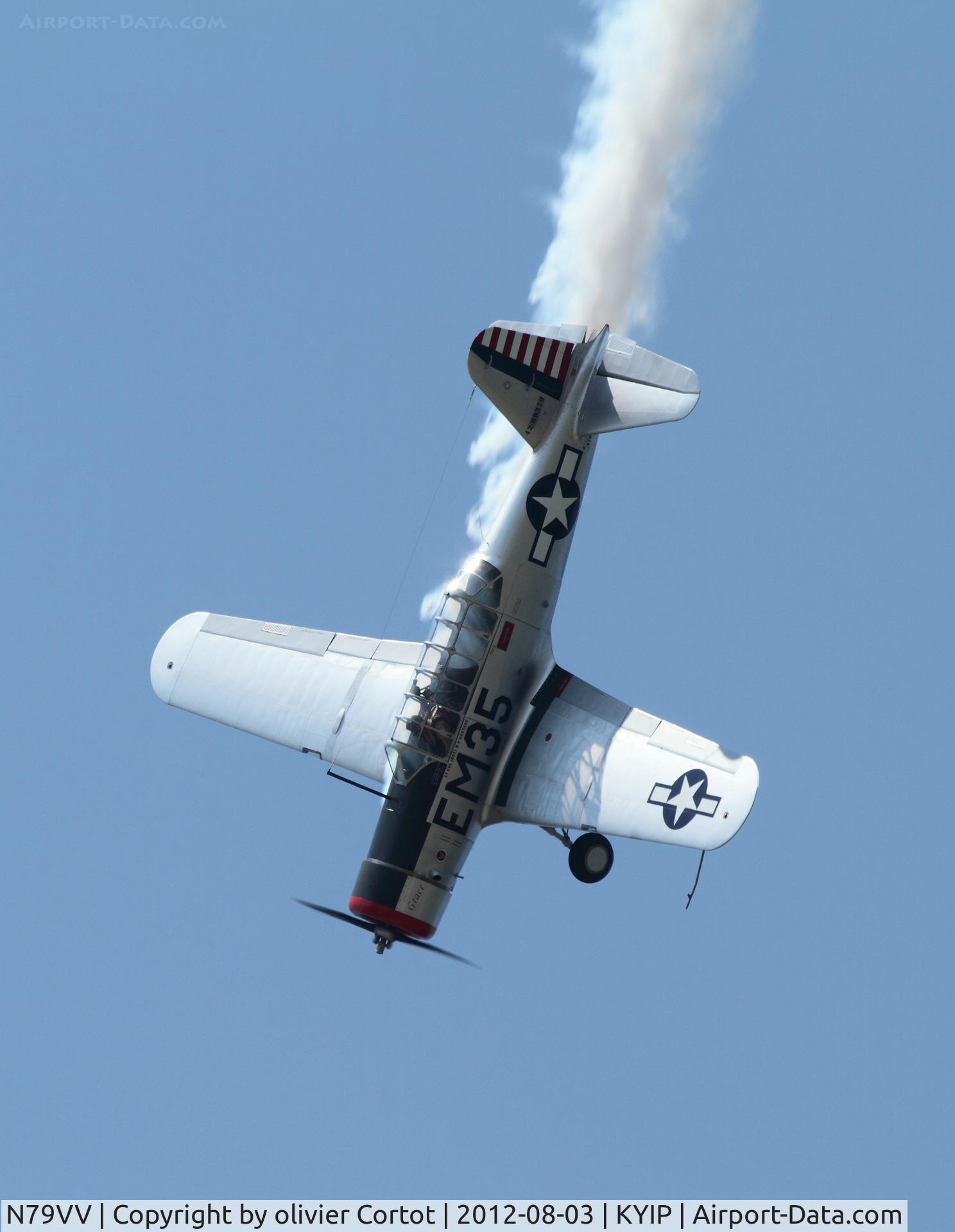 N79VV, 1942 Consolidated Vultee BT-13A C/N 11756, Thunder over Michigan airshow