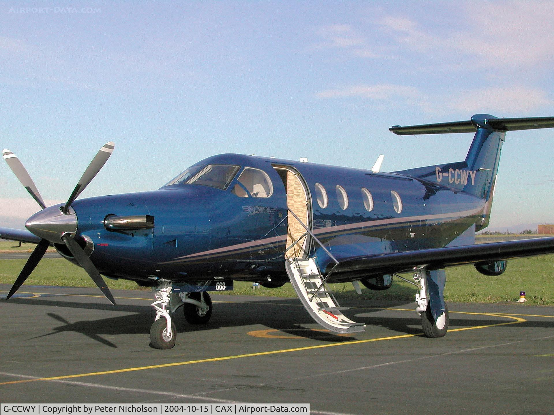 G-CCWY, 2004 Pilatus PC-12/45 C/N 568, PC-12/45 visiting Carlisle in October 2004