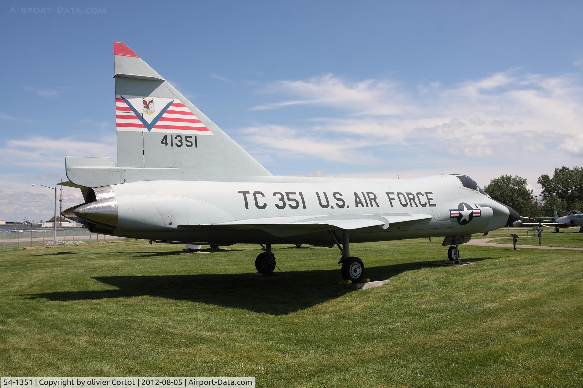 54-1351, 1954 Convair GTF-102A C/N Not found 54-1351, Selfridge air museum