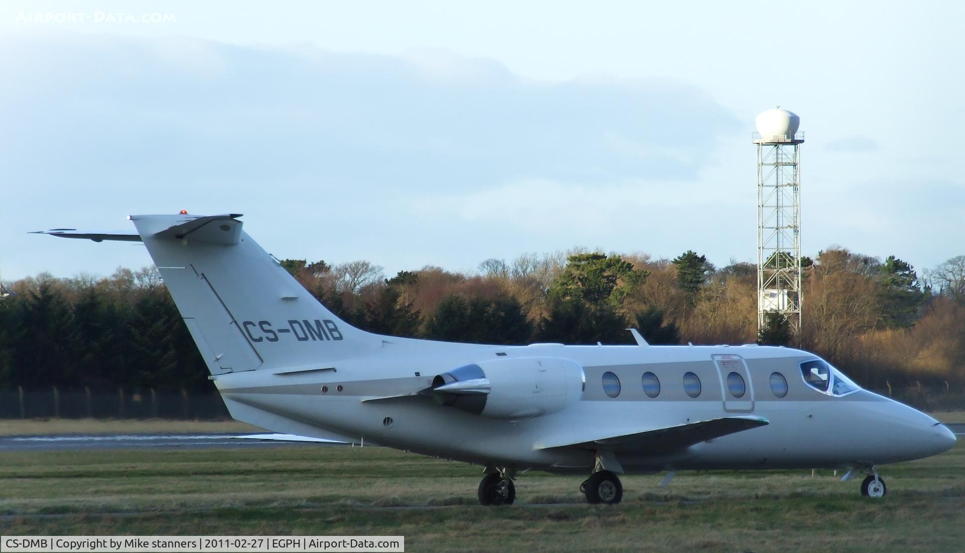 CS-DMB, 2005 Hawker Beechcraft 400A Beechjet Beechjet C/N RK-403, Netjets Hawker 400XP Arrives at EDI