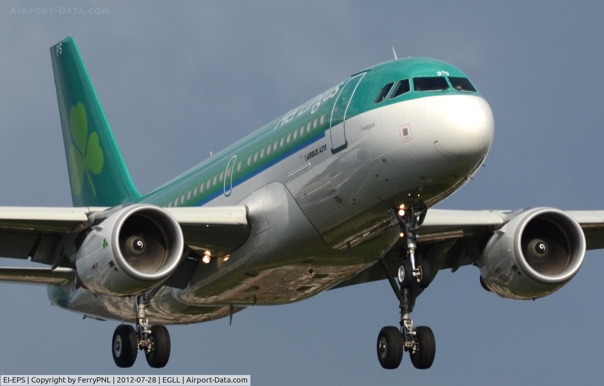 EI-EPS, 2008 Airbus A319-111 C/N 3377, EI A319 close-up