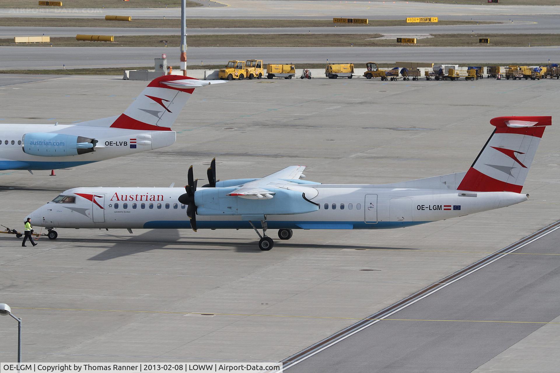 OE-LGM, 2010 De Havilland Canada DHC-8-402Q Dash 8 C/N 4319, Austrian DHC-8