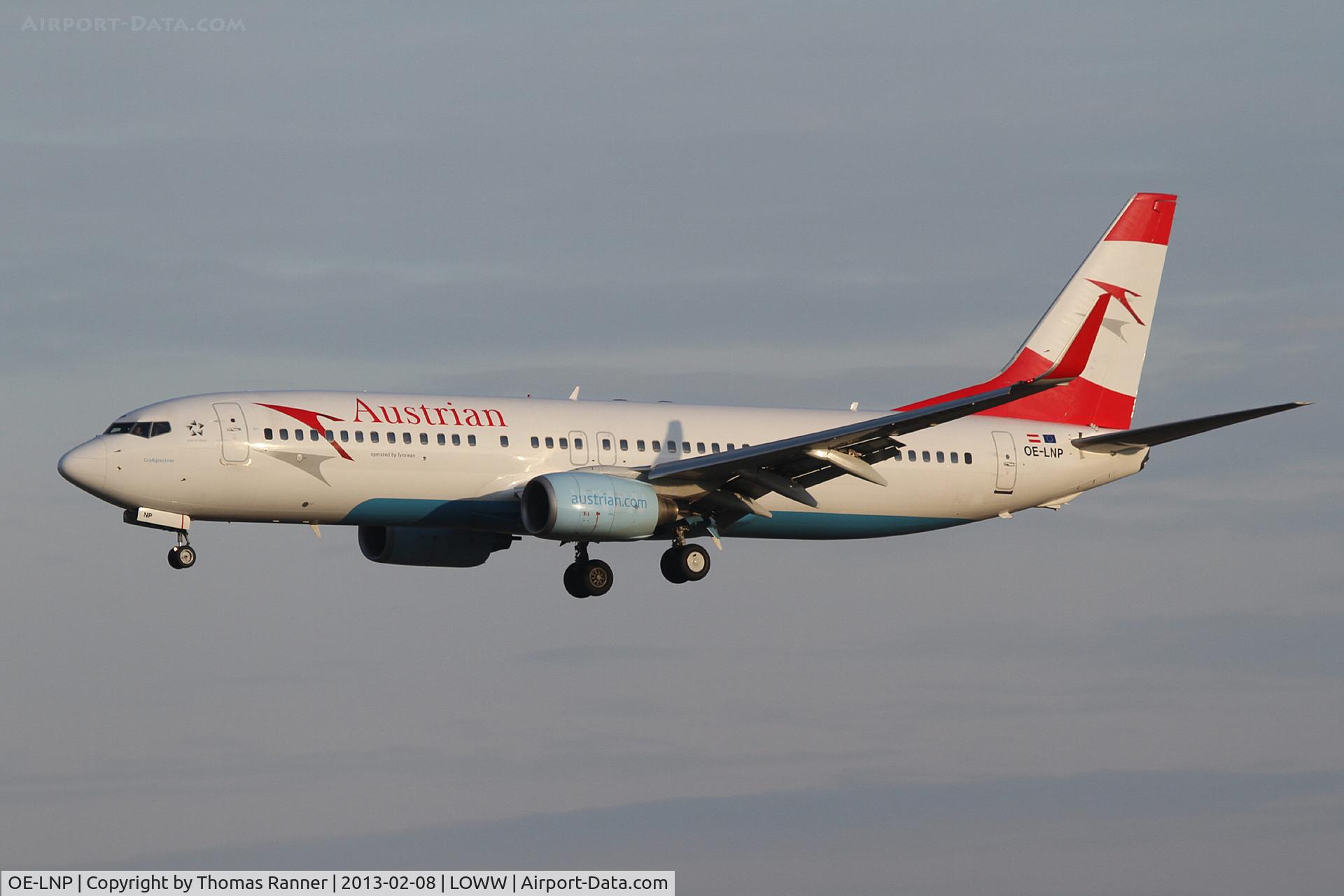 OE-LNP, 2002 Boeing 737-8Z9 C/N 30420, Austrian Boeing 737