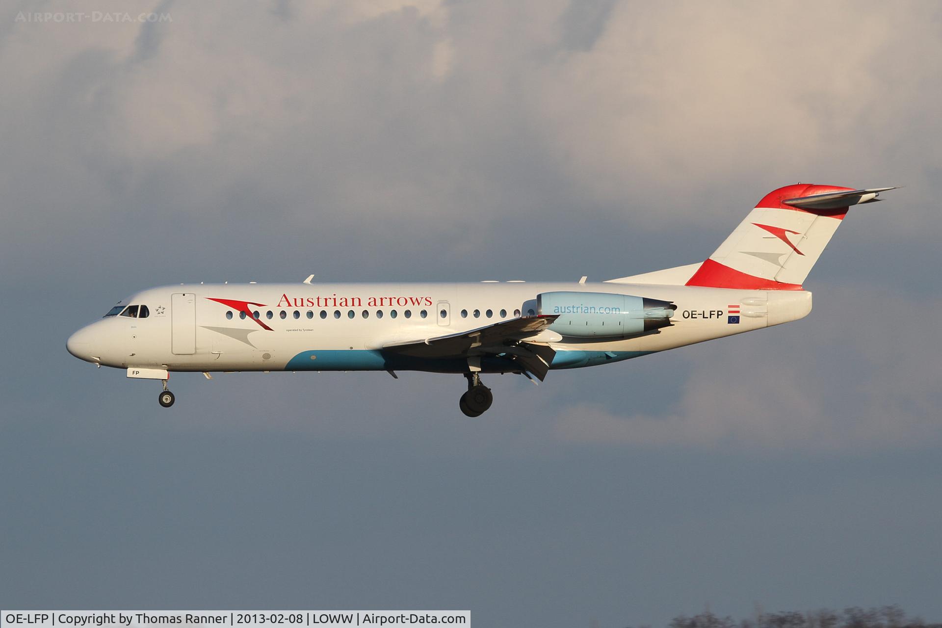 OE-LFP, Fokker 70 (F-28-0070) C/N 11560, Austrian Arrows Fokker 70
