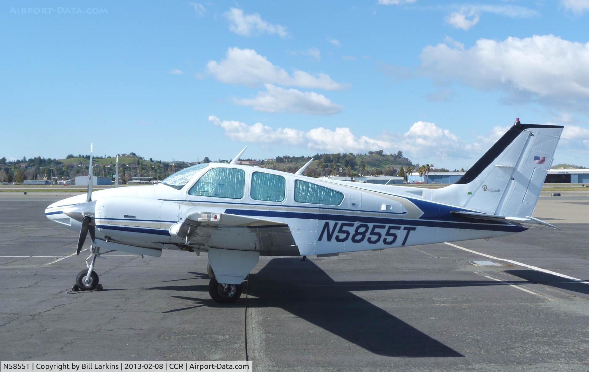 N5855T, 1979 Beech 95-B55 (T42A) Baron C/N TC-2261, Resident