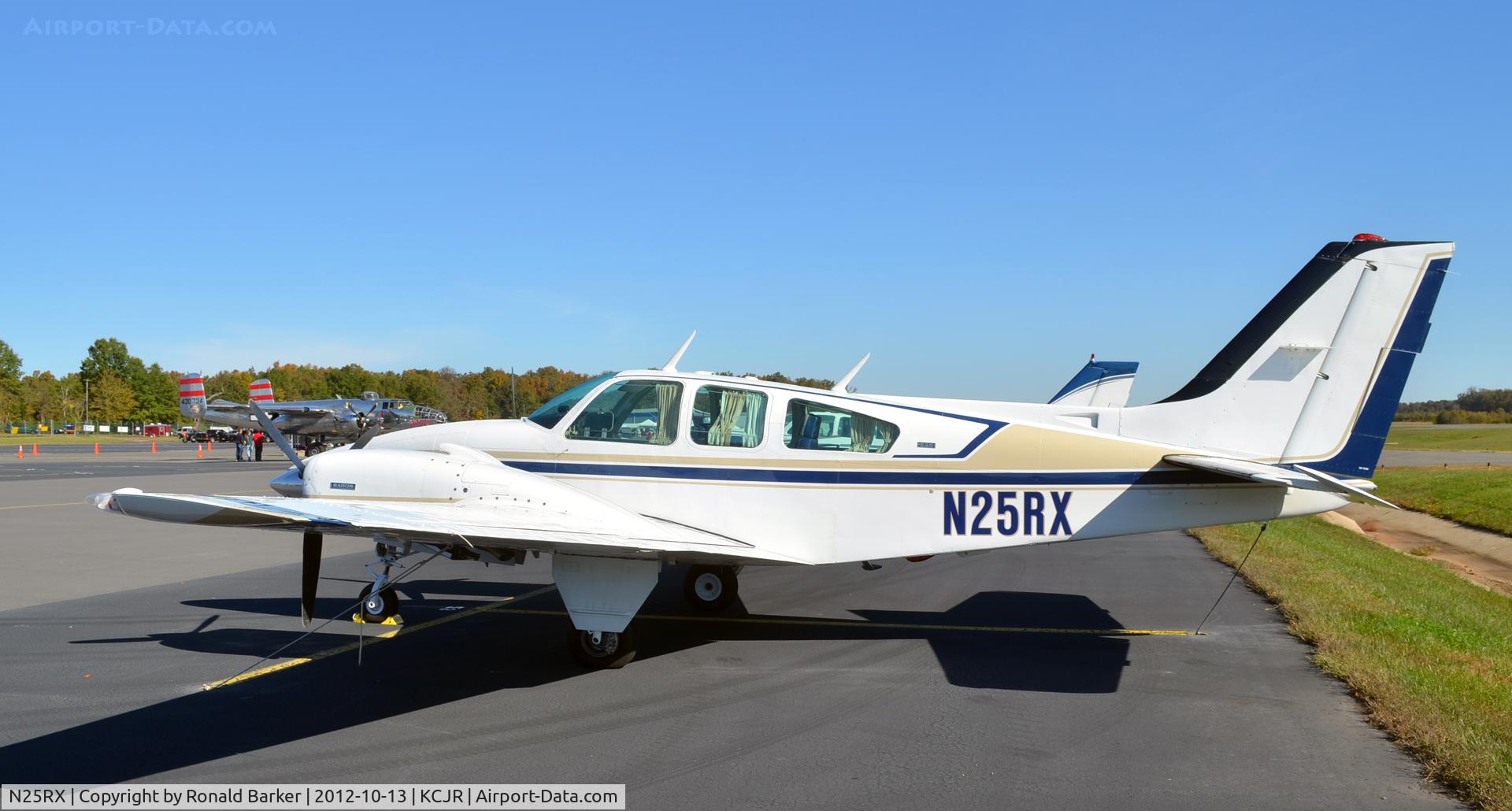 N25RX, 1971 Beech E-55 Baron C/N TE-832, Culpeper Air Fest 2012