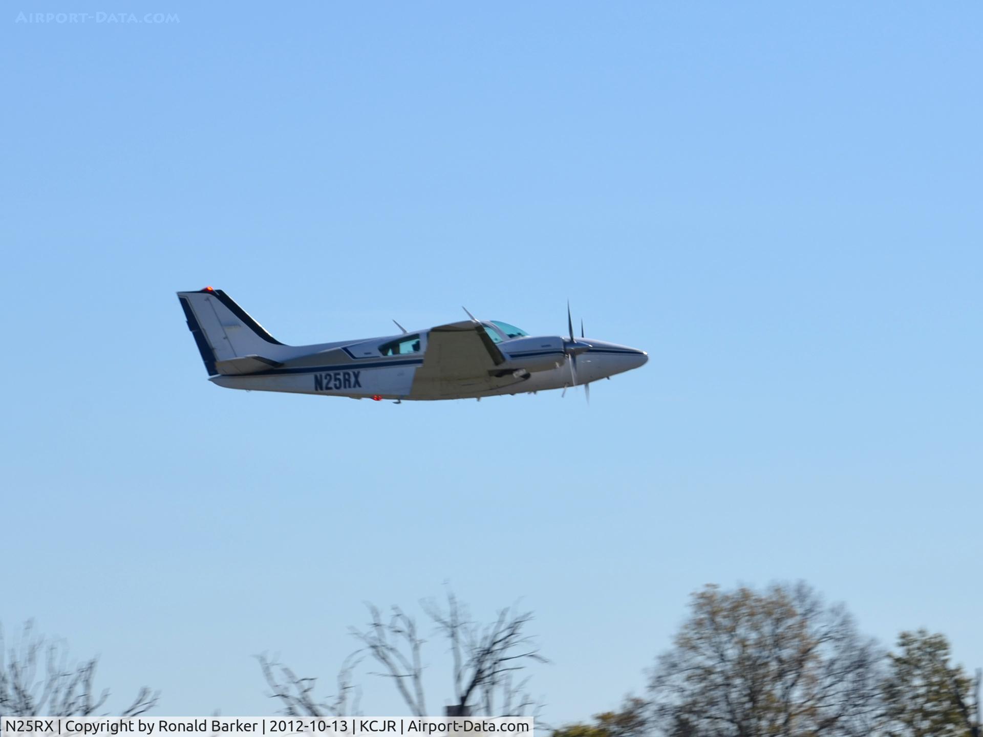 N25RX, 1971 Beech E-55 Baron C/N TE-832, Departure CJR