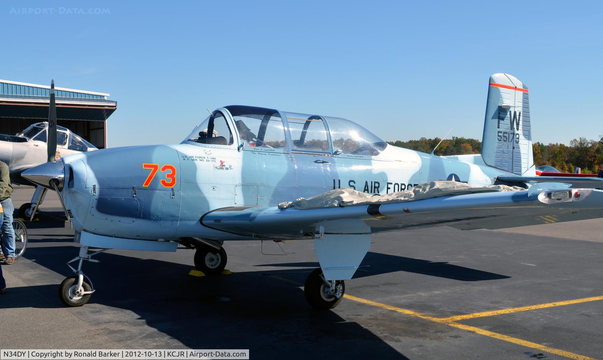 N34DY, 1956 Beech A45 C/N G-730, Culpeper Air Fest 2012