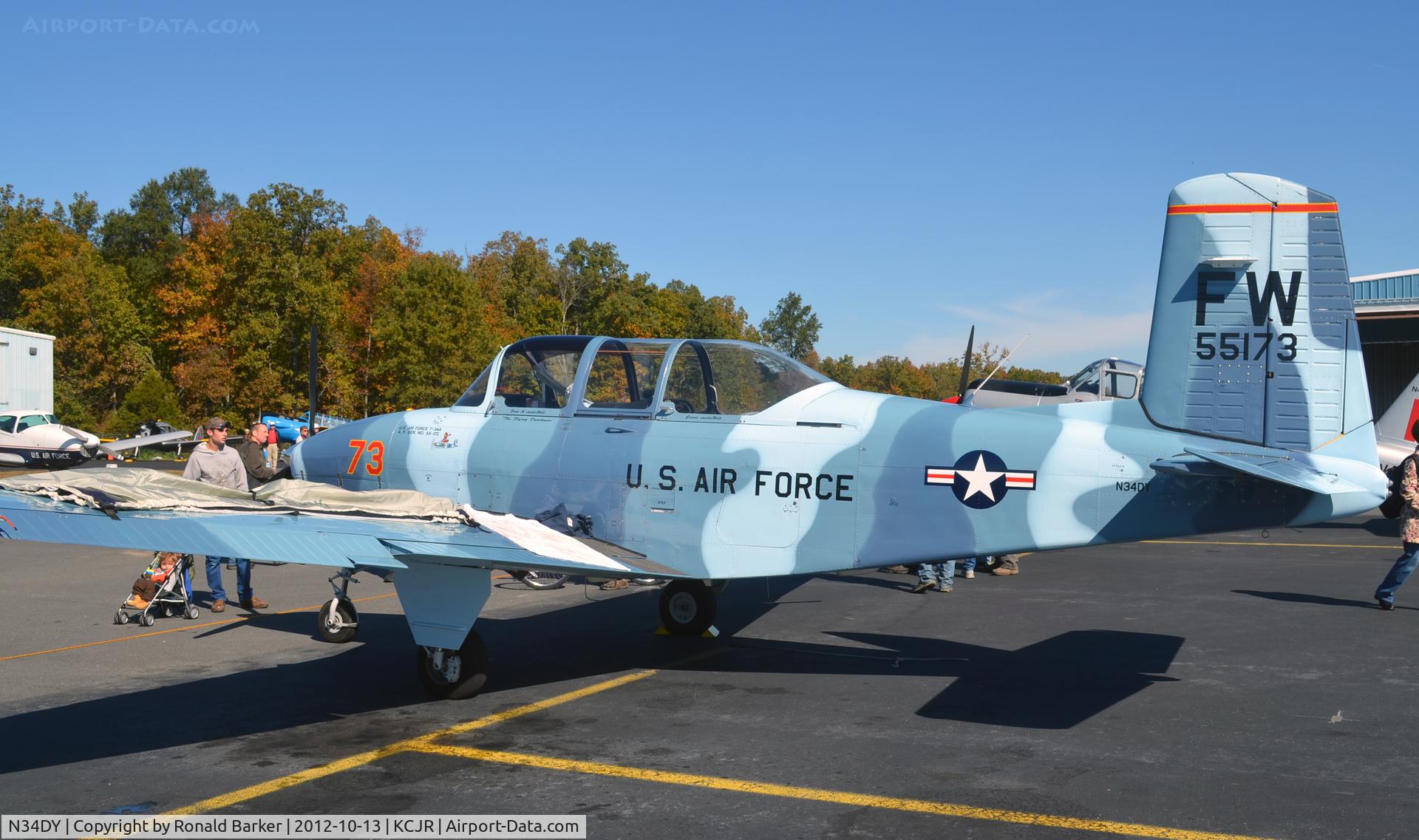 N34DY, 1956 Beech A45 C/N G-730, Culpeper Air Fest 2012