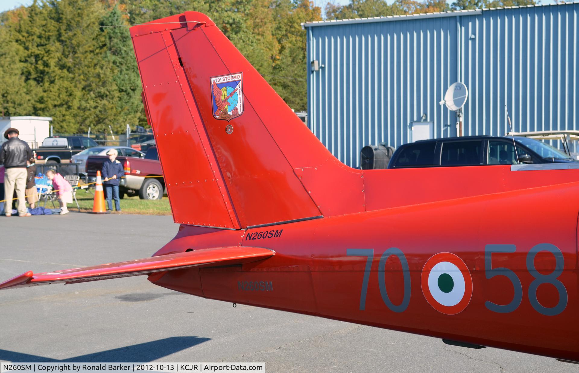 N260SM, 1970 SIAI-Marchetti F-260 C/N 2-40, Culpeper Air Fest 2012