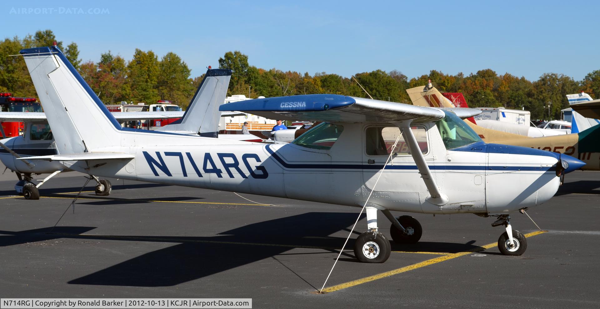 N714RG, 1977 Cessna 150M C/N 15079370, Culpeper Air Fest 2012