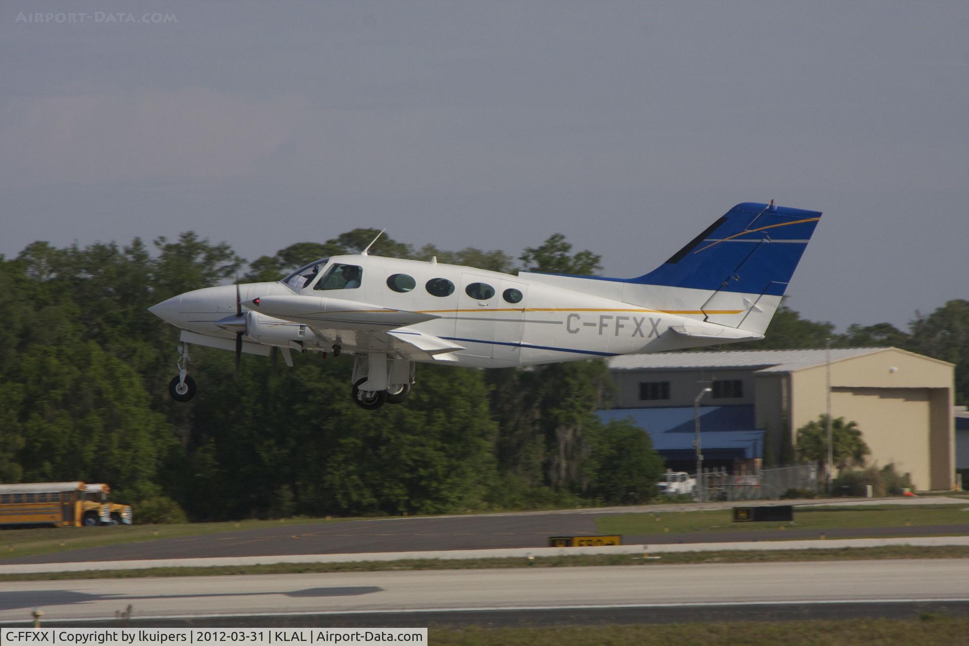 C-FFXX, 1968 Cessna 401 C/N 401-0294, Leaving Sun 'n Fun 2012