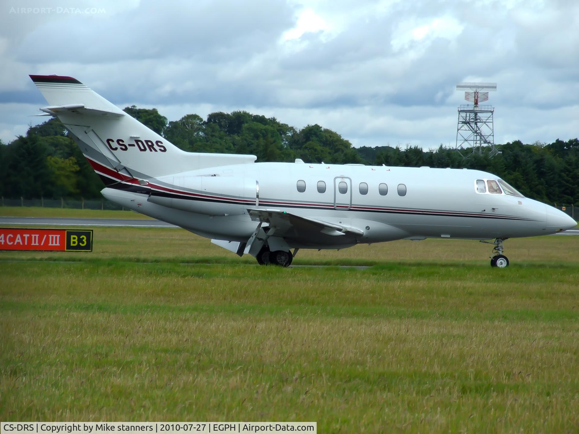 CS-DRS, 2006 Raytheon Hawker 800XP C/N 258795, Netjets Hawker 800XPI arrives at EDI