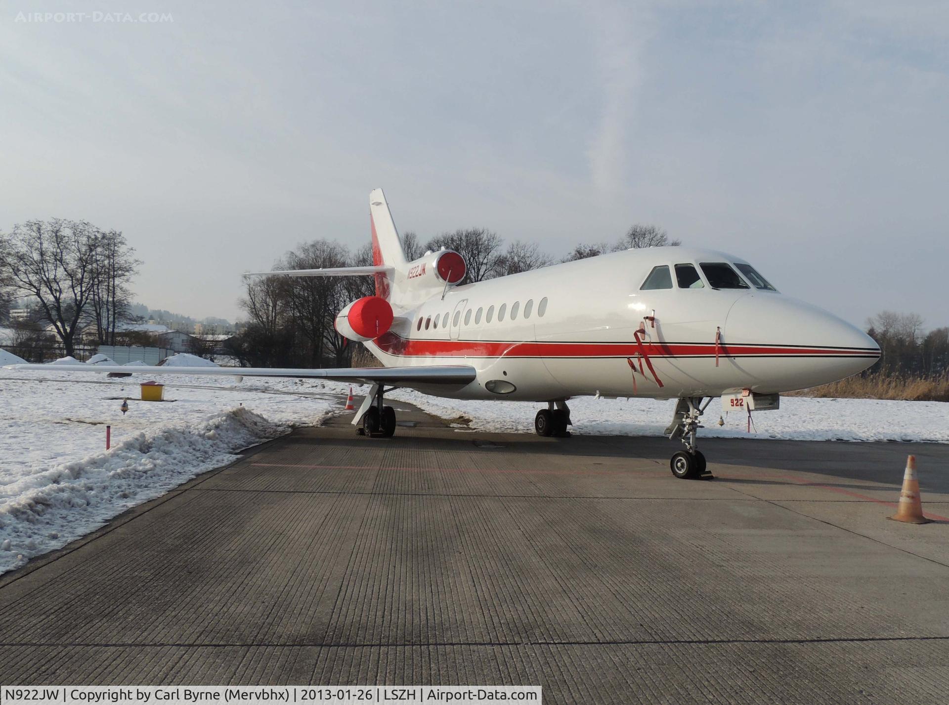 N922JW, 1987 Dassault Falcon 900 C/N 36, A visitor for the WEF taken on a Buch Air apron tour.