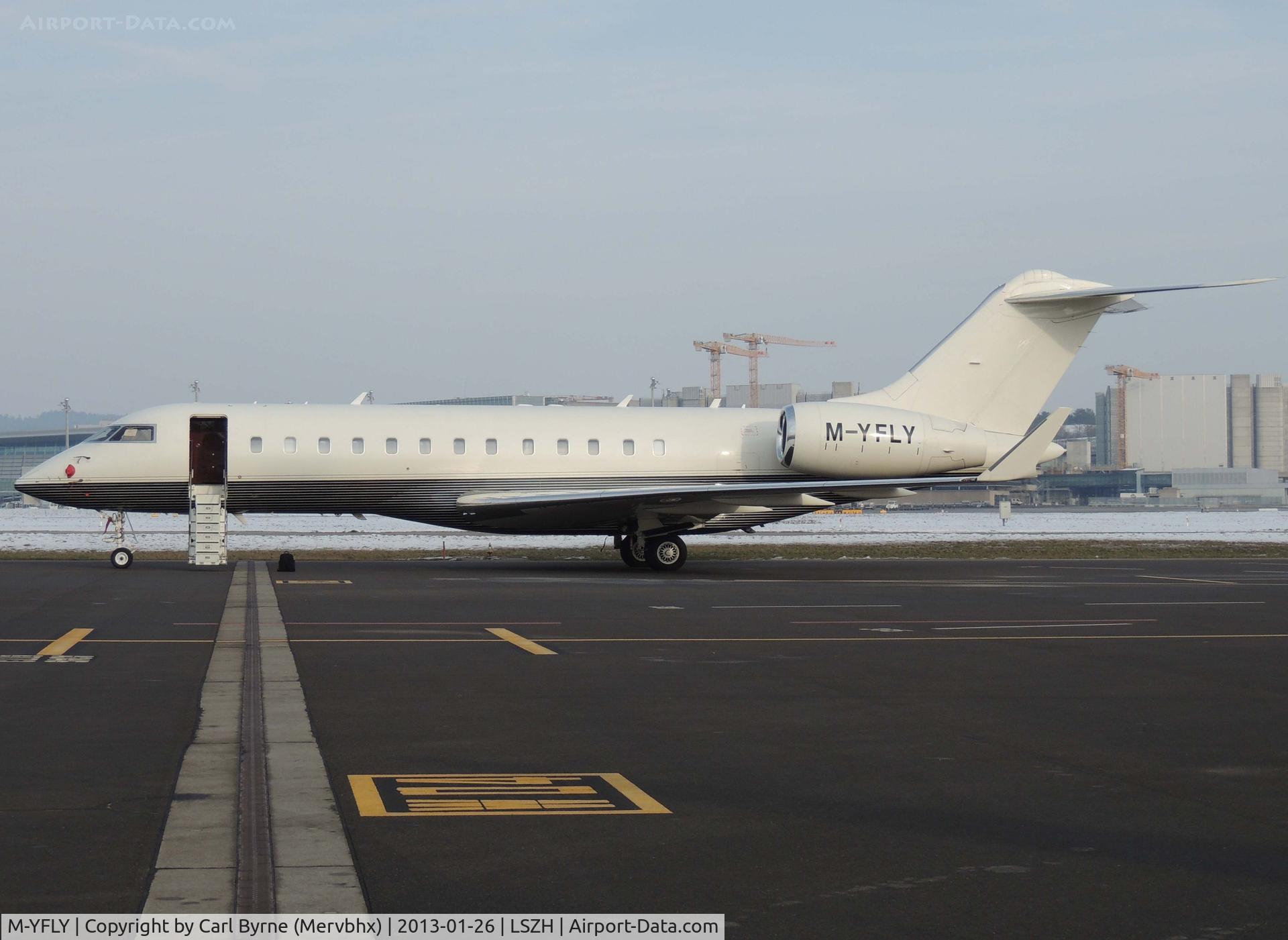 M-YFLY, 2004 Bombardier Challenger 300 (BD-100-1A10) C/N 20023, A visitor for the WEF taken on a Buch Air apron tour.