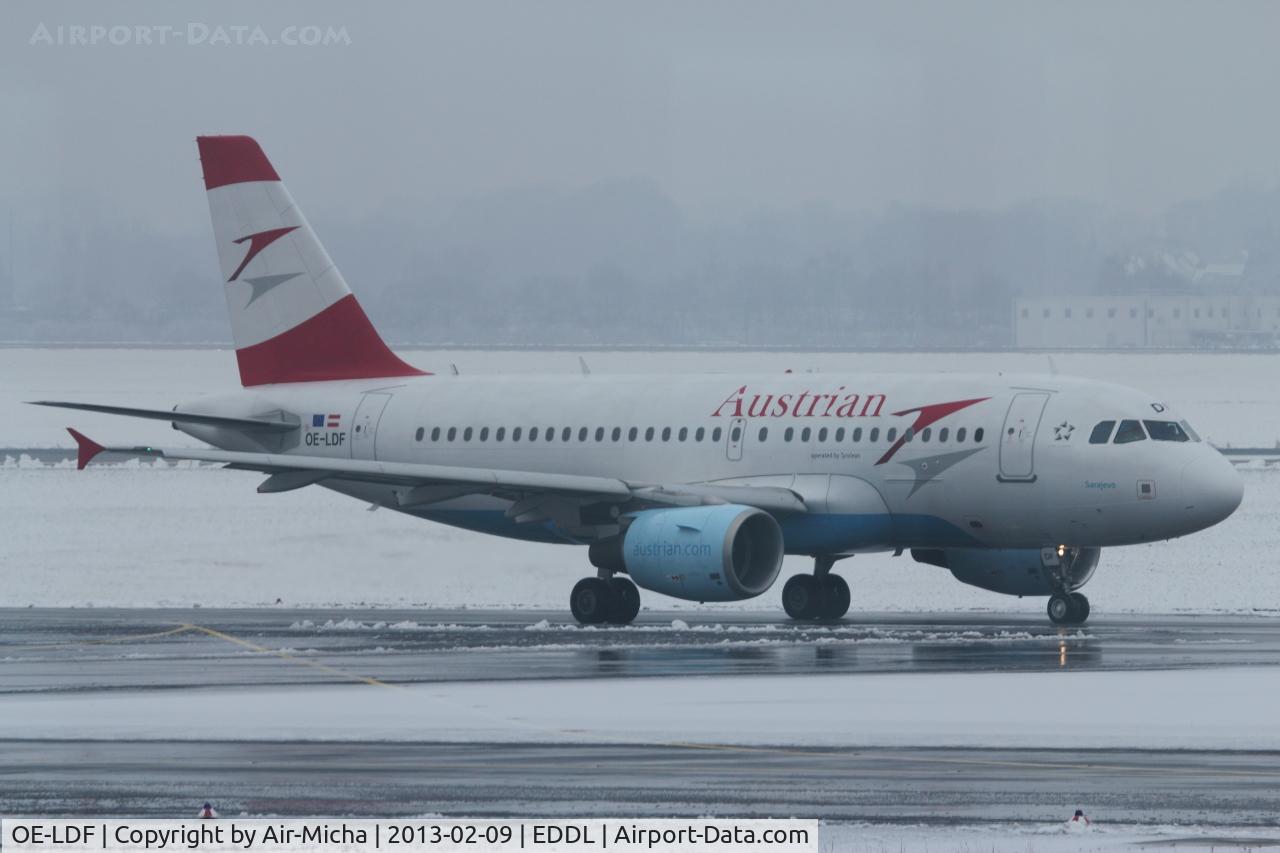 OE-LDF, 2005 Airbus A319-112 C/N 2547, Austrian, Airbus A319-112, CN: 2547, Aircraft Name: Sarajevo