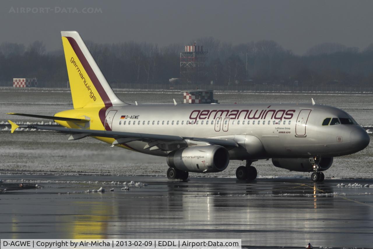 D-AGWE, 2007 Airbus A319-132 C/N 3128, Germanwings, Airbus A319-132, CN: 3128