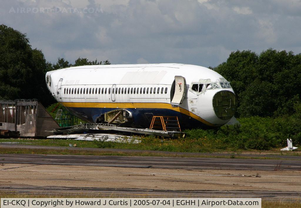 EI-CKQ, 1982 Boeing 737-2K2 C/N 22906, Just a fuselage, dumped here.