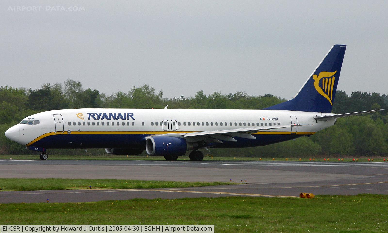 EI-CSR, 2001 Boeing 737-8AS C/N 29931, Pre winglets and in old colours.