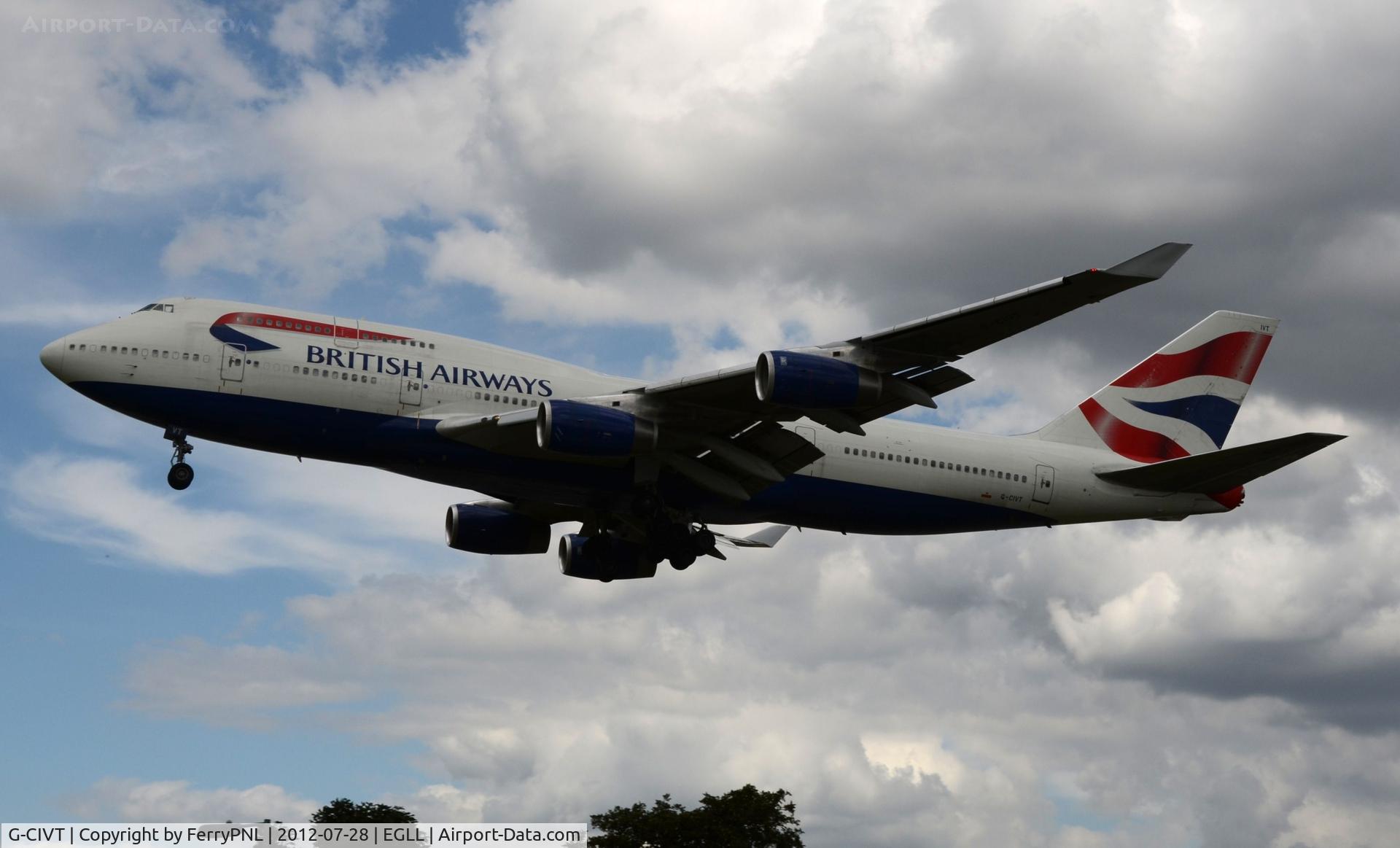 G-CIVT, 1998 Boeing 747-436 C/N 25821, BA 744 almost home