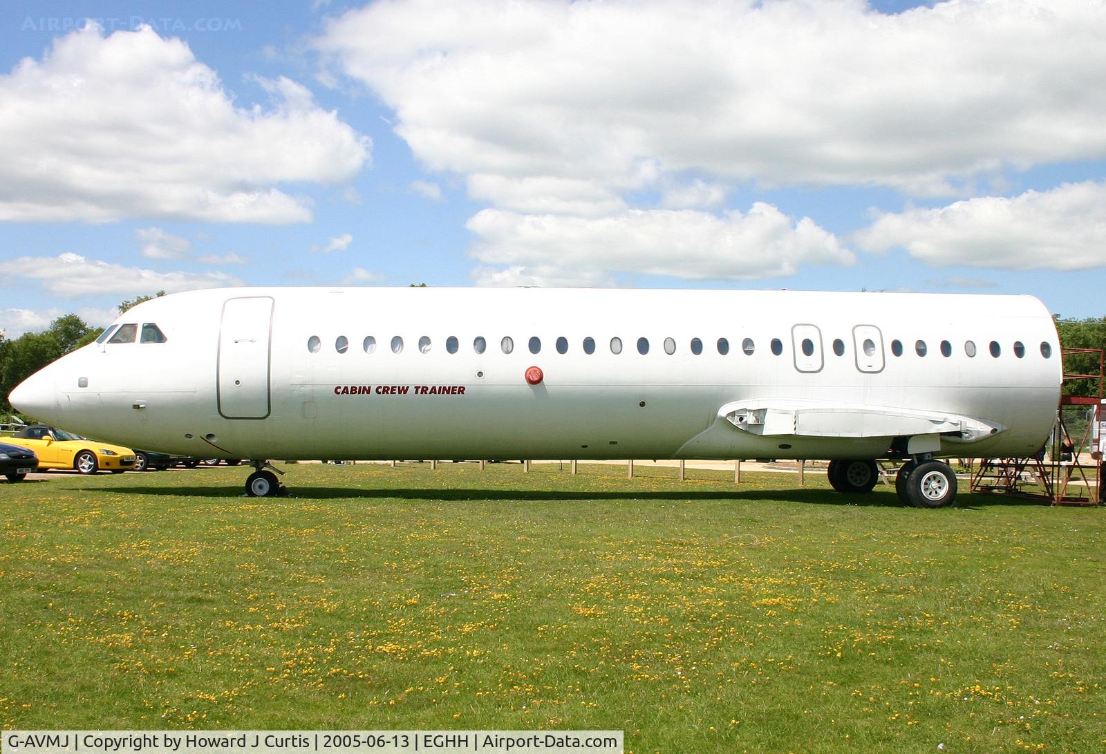 G-AVMJ, 1968 BAC 111-510ED One-Eleven C/N BAC.138, Just a forward fuselage, unmarked. Now in use at West Herts College, Kettering, UK.