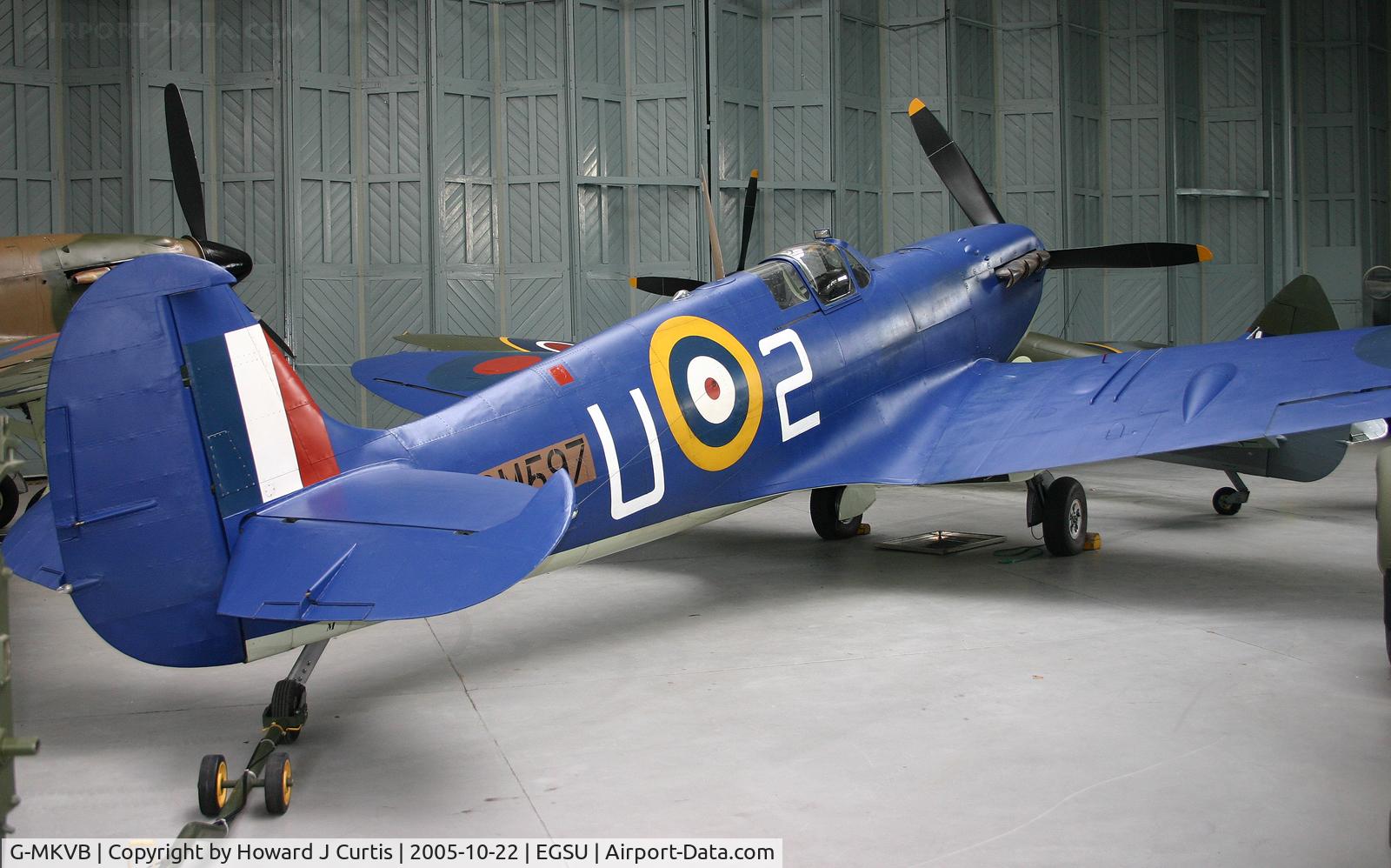G-MKVB, 1942 Supermarine 349 Spitfire LF.Vb C/N CBAF.2461, In temporary markings and wearing the code U-2.
