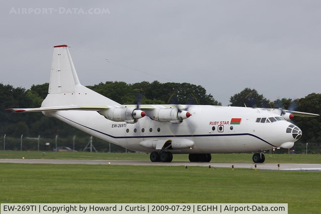 EW-269TI, 1961 Antonov An-12BP C/N 1340106, Taxiing back after landing; looking nice and clean on this side.