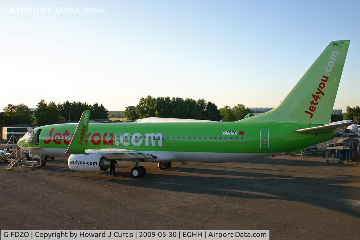 G-FDZO, 2007 Boeing 737-8K5 C/N 34691, Shortly after roll out from the spray shop here. To be CN-RPF.