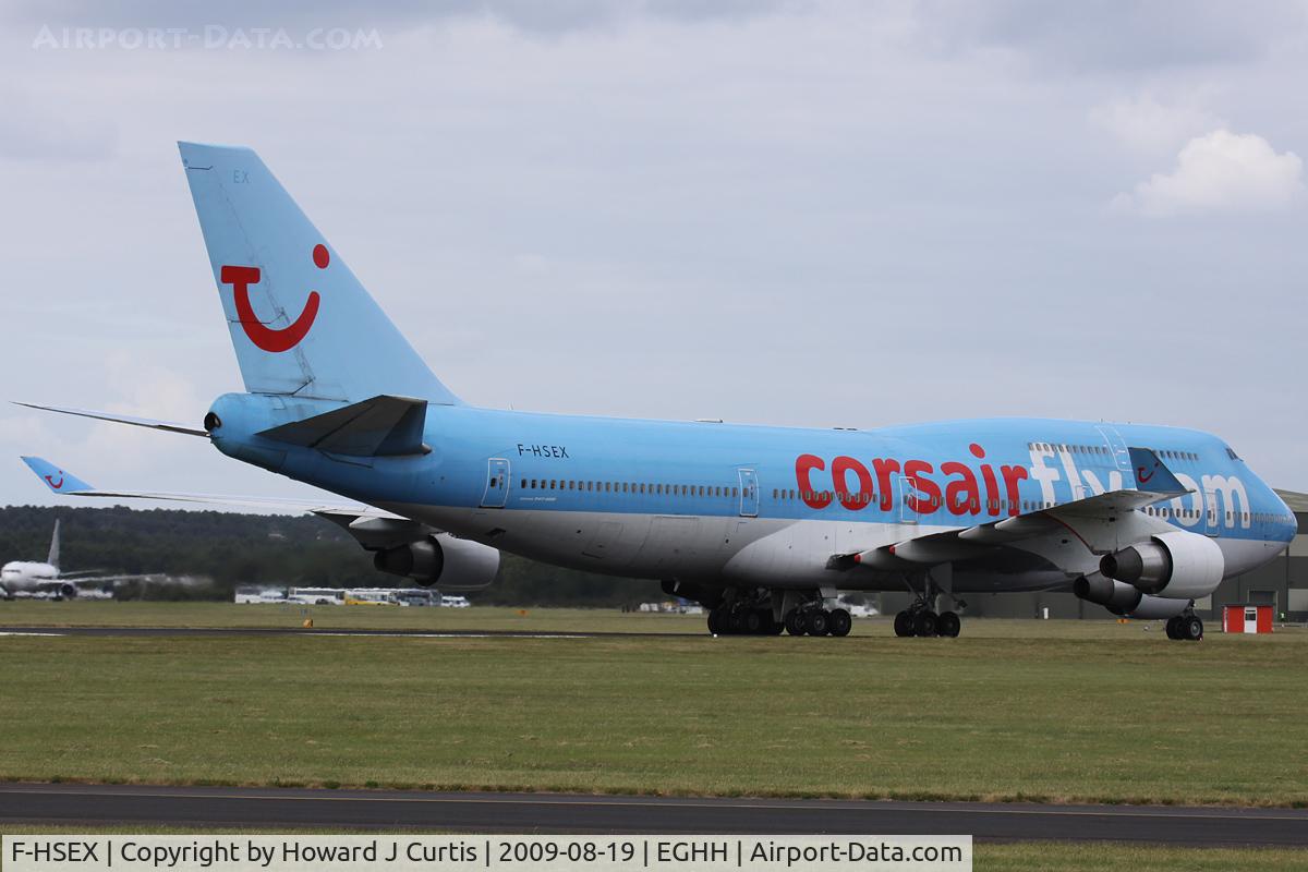 F-HSEX, 1993 Boeing 747-422 C/N 26878, Very rare visitor, here on a trooping flight.