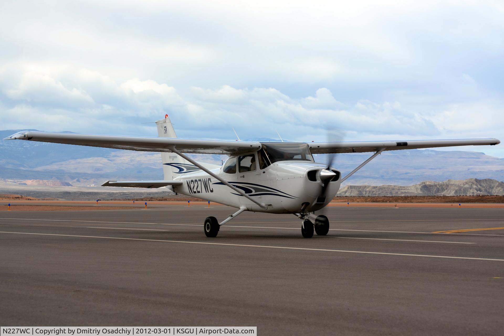 N227WC, 2005 Cessna 172S C/N 172S9844, Rear seats have been removed for spin training. G1000 equipped. Westminster College.