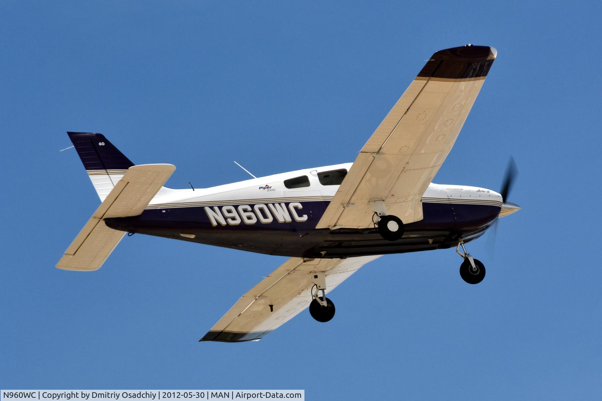 N960WC, 2000 Piper PA-28-181 C/N 2843368, Westminster College