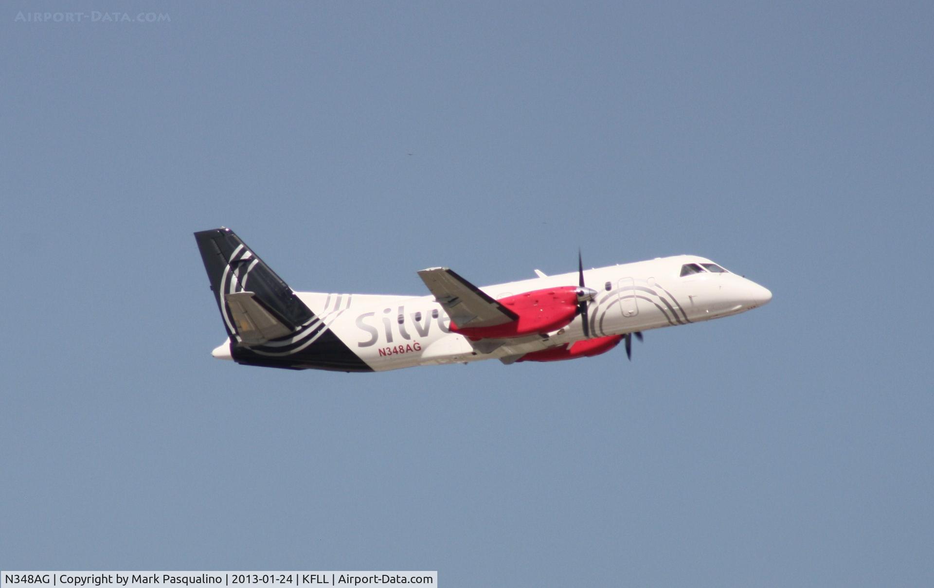 N348AG, 1998 Saab 340B C/N 340B-448, SAAB 340B