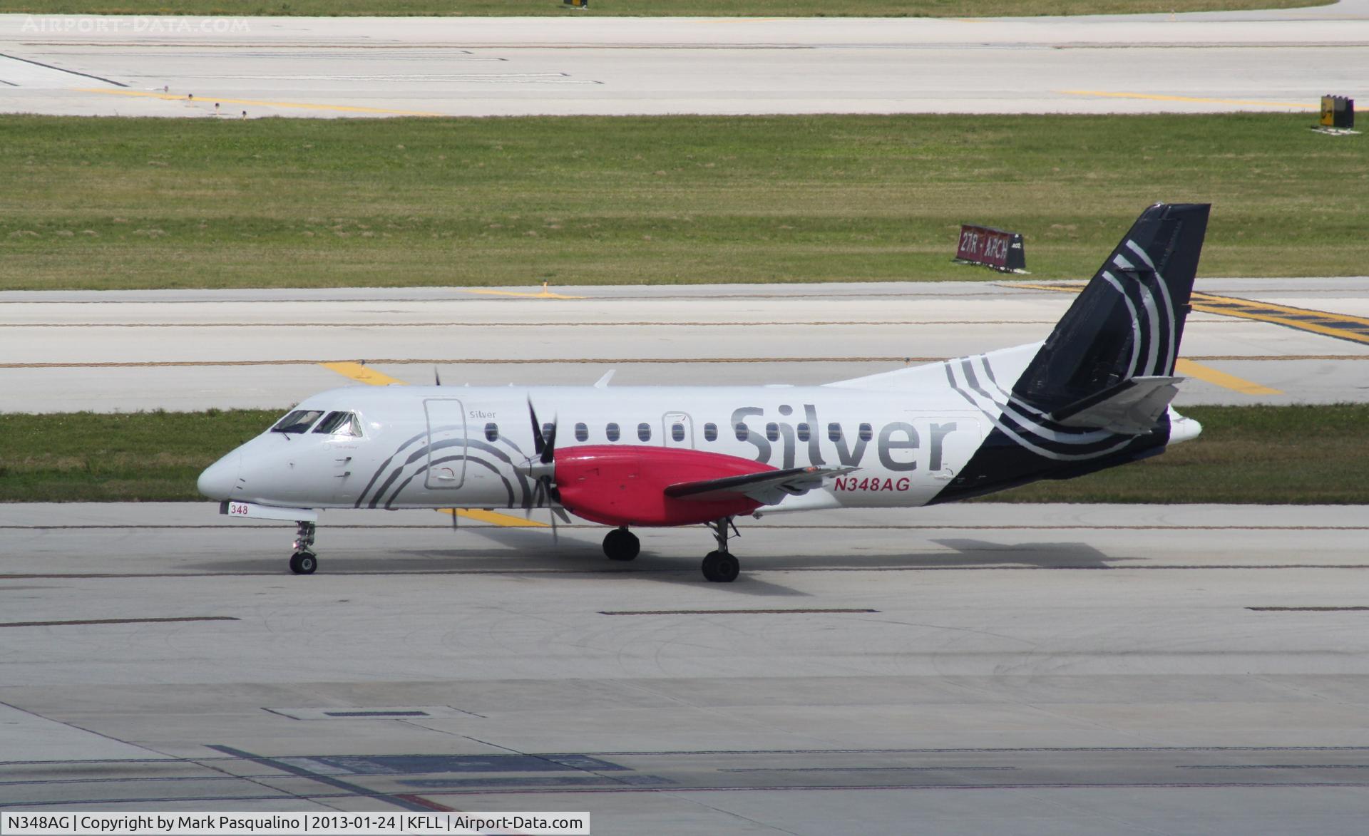 N348AG, 1998 Saab 340B C/N 340B-448, SAAB 340B