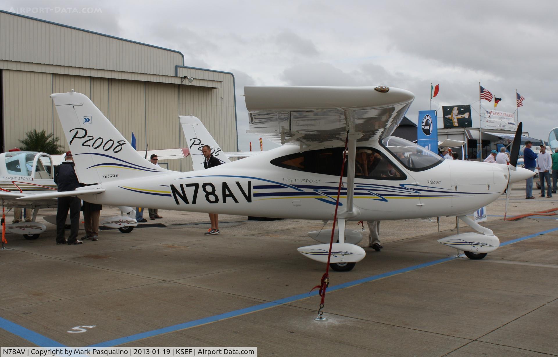 N78AV, 2012 Tecnam P-2008 C/N 063, Tecna P2008