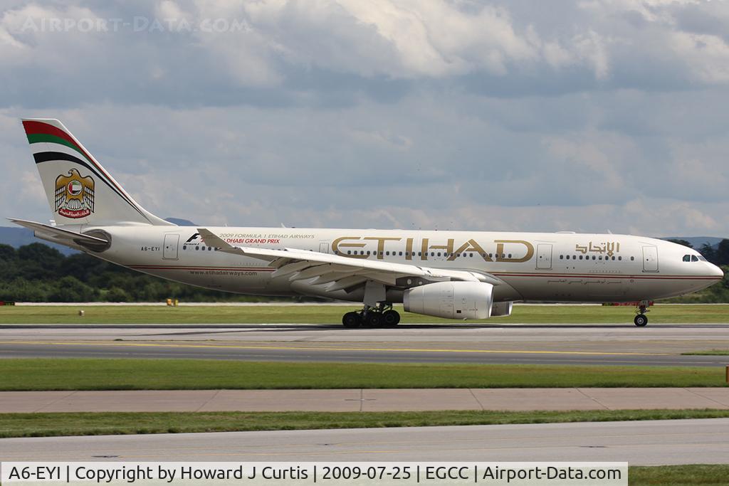 A6-EYI, 2006 Airbus A330-243 C/N 730, With titling for the Abu Dhabi Grand Prix
