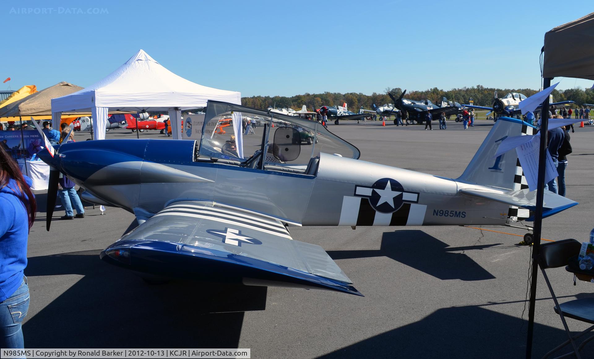 N985MS, 1987 Vans RV-4 C/N 1787, Culpeper Air FEst 2012