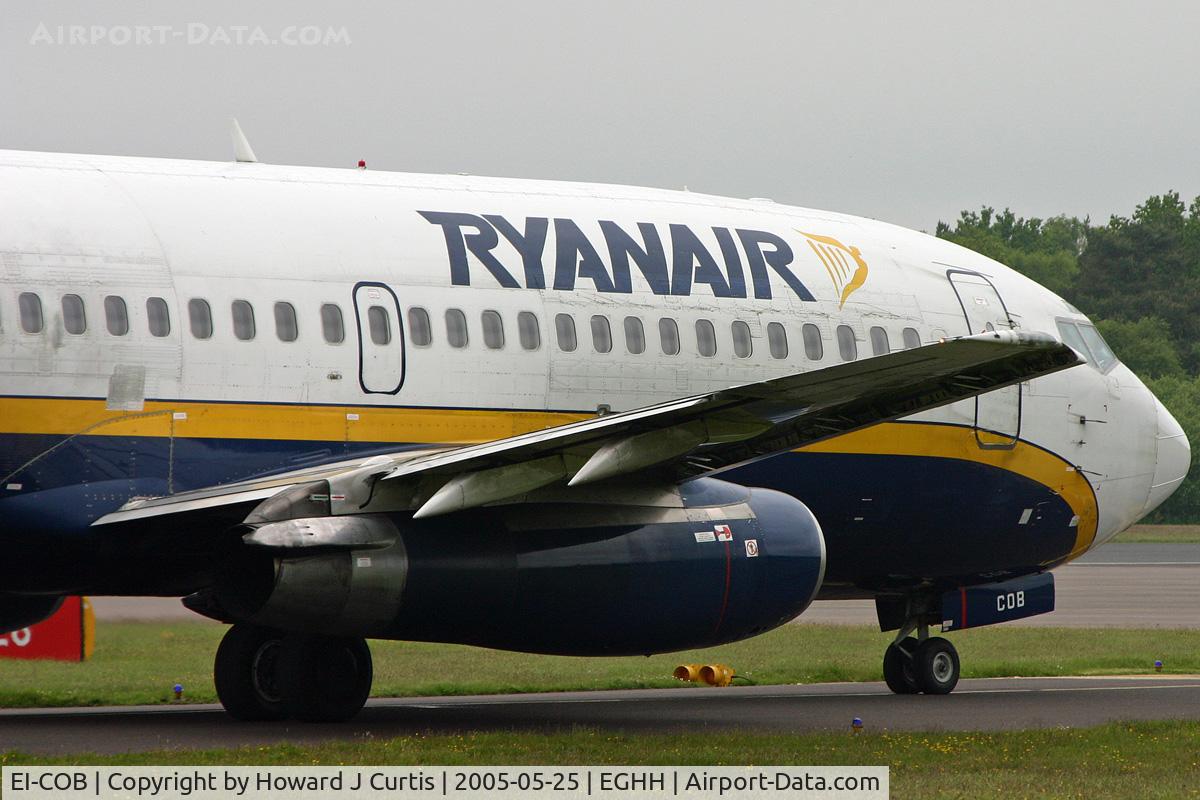 EI-COB, 1981 Boeing 737-230 C/N 22124, Close up as it waits to depart.