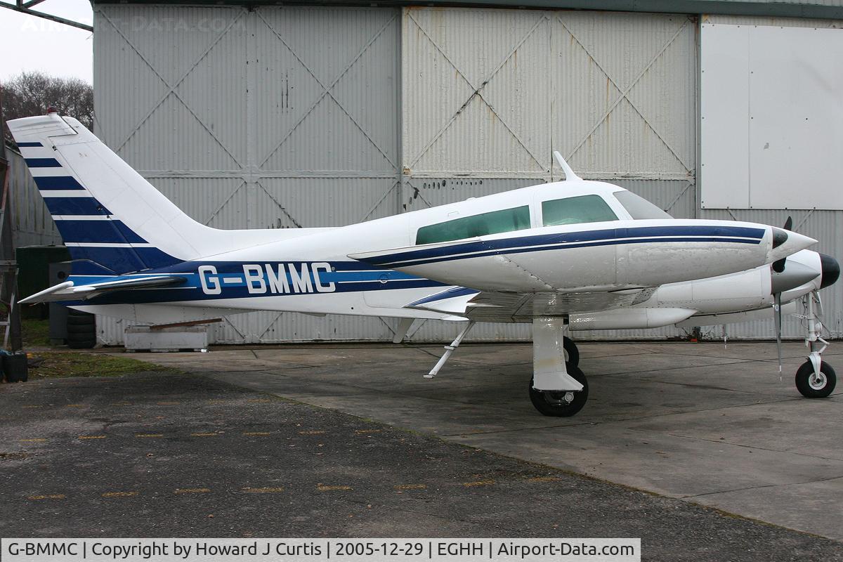G-BMMC, 1970 Cessna 310Q C/N 310Q0041, Parked outside what is now the Pilatus hangar.
