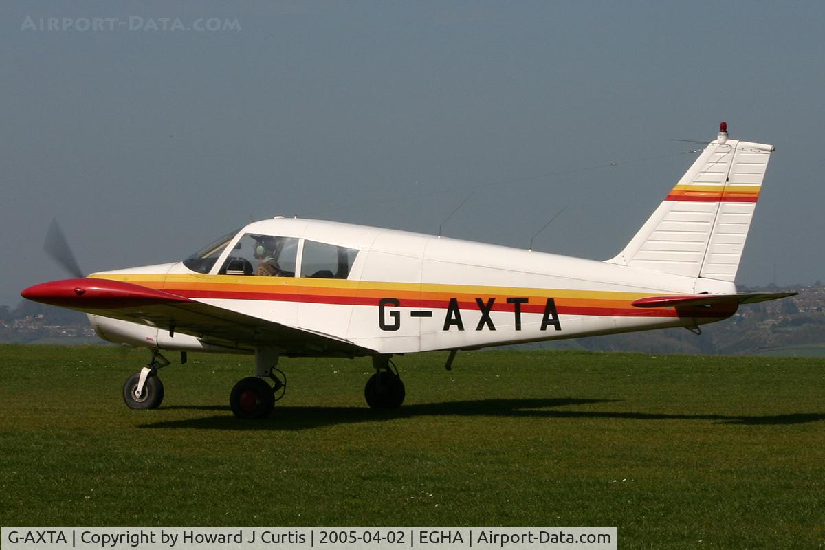 G-AXTA, 1969 Piper PA-28-140 Cherokee C/N 28-26301, Taxiing for departure.