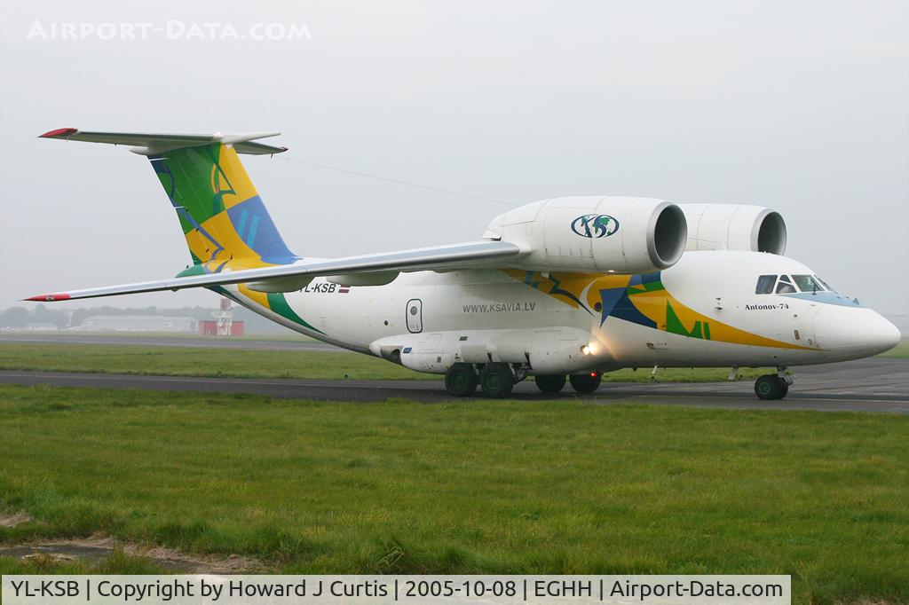 YL-KSB, 1994 Antonov An-74 C/N 36547136013, KS Avia