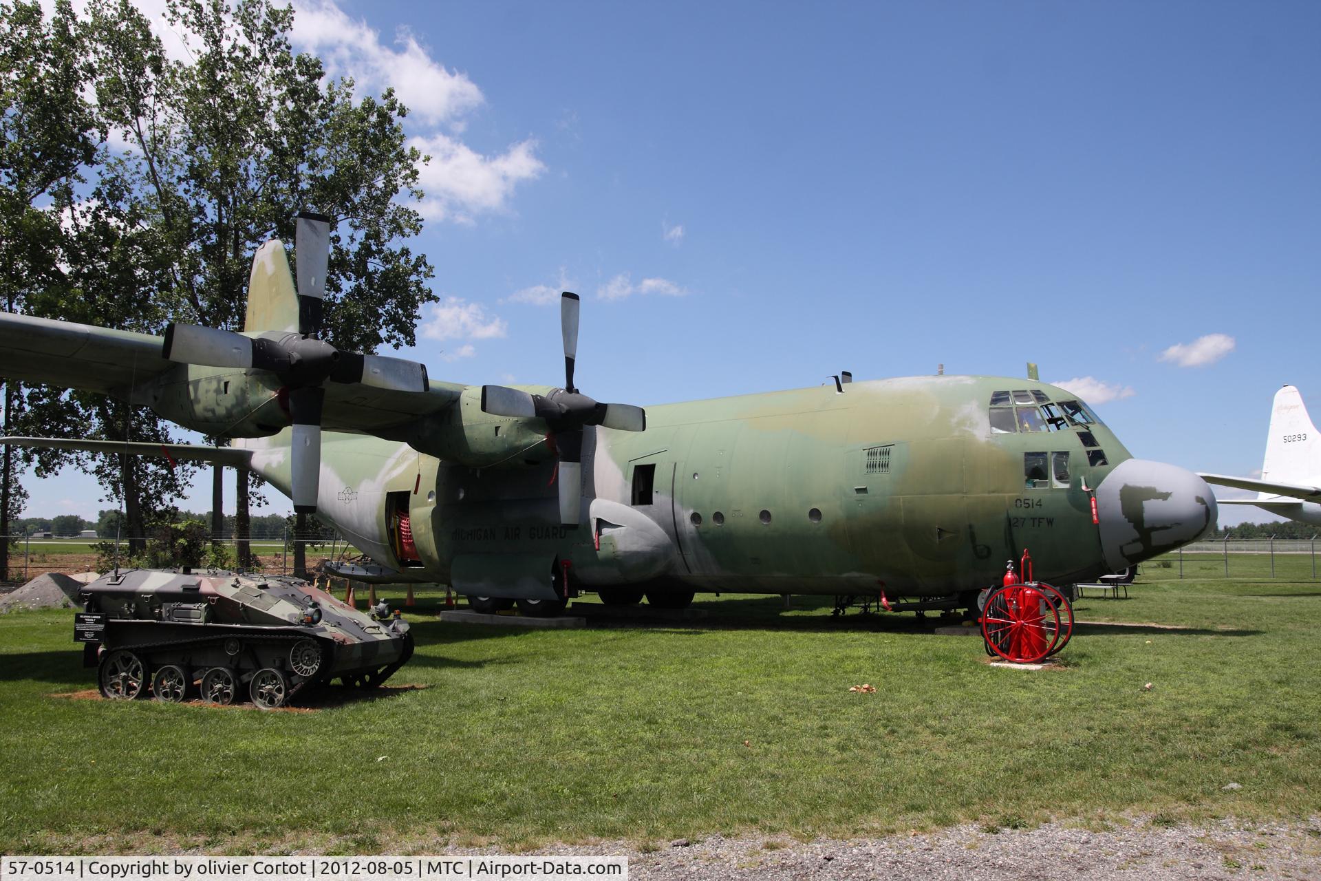 57-0514, 1957 Lockheed C-130A Hercules C/N 182-3221, Note the German Wiesel light armored vehicule in the foreground