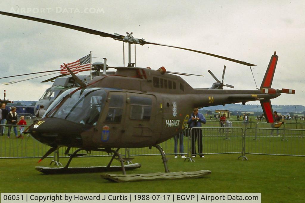 06051, Agusta Hkp6B JetRanger C/N 8218, Swedish Navy